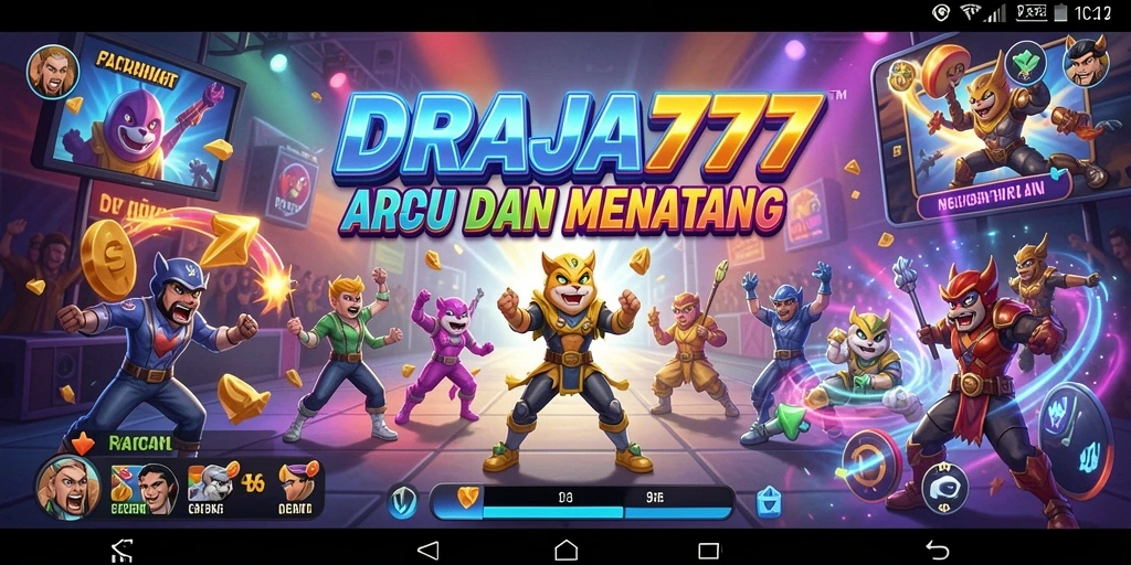Tampilan gameplay seru DRAJA777 dalam setiap levelnya.