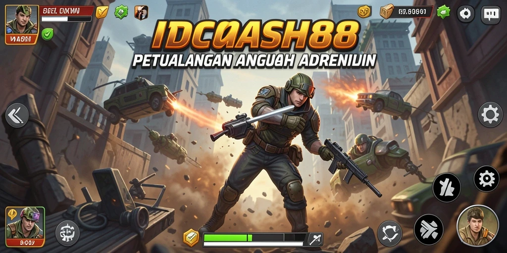 Tampilkan pertandingan seru dalam gameplay IDCASH88 yang menegangkan.