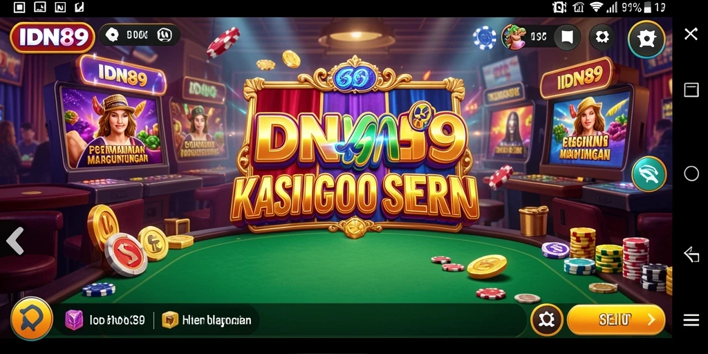 Screenshot IDN89 menunjukkan aksi seru dari permainan kasino yang menghibur.