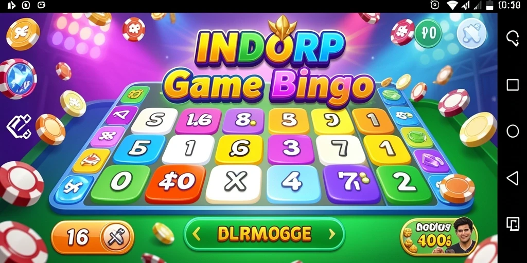 Tampilan gameplay menarik dari INDORP dengan suasana Bingo yang seru.