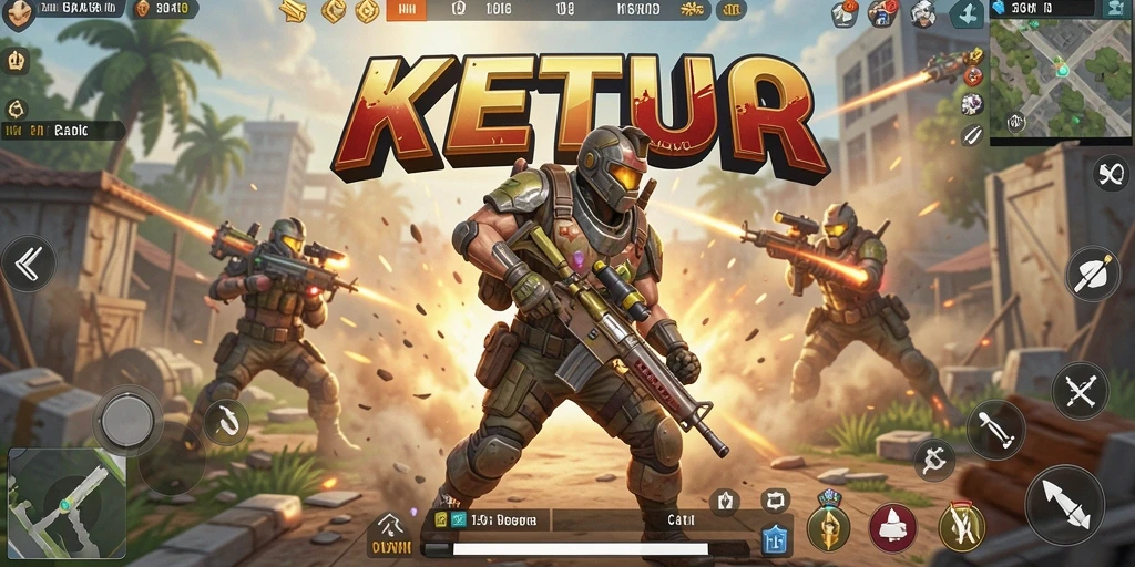 Gameplay KETUA yang seru dan menegangkan.