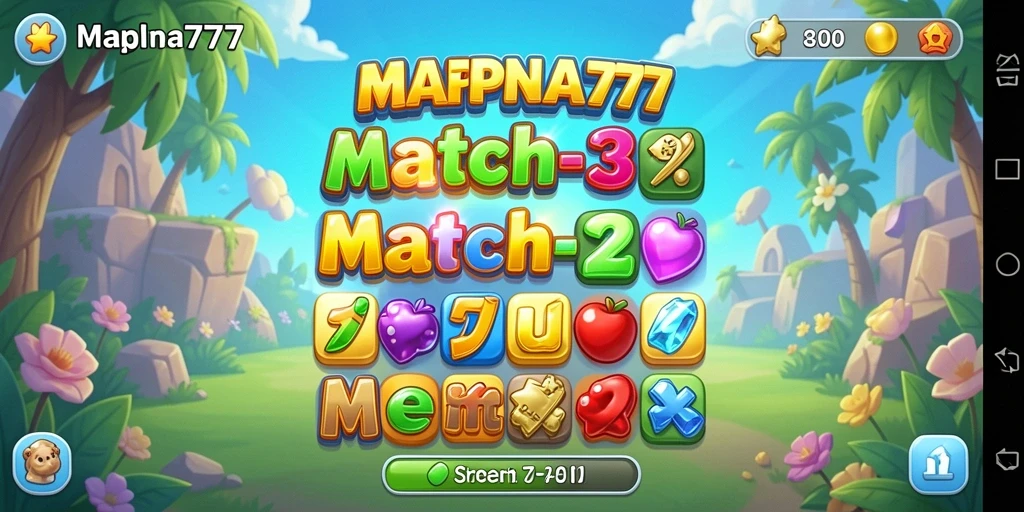 Gameplay seru dengan kombinasi objek colorful di MAPNA777.