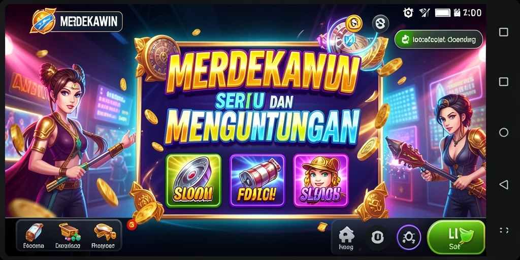 Tampilan menarik dari gameplay MERDEKAWIN yang memikat.