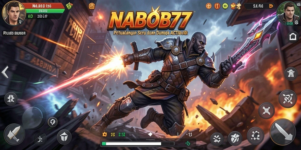 Tampilan gameplay NABOB77 yang menegangkan dan penuh aksi.