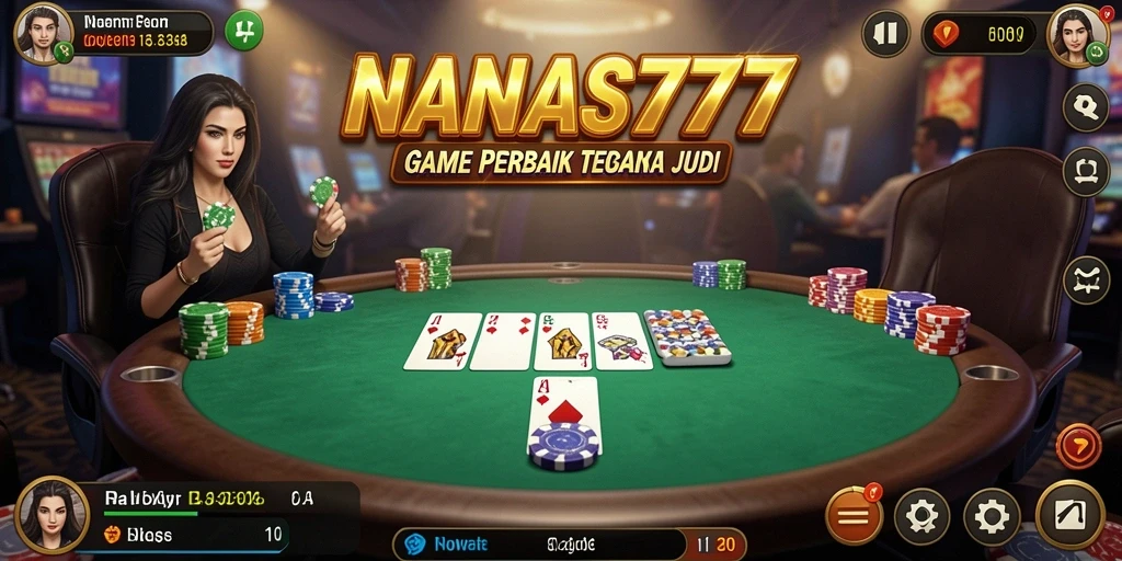 Screenshot gameplay NANAS777 dengan aksi seru permainan Poker.