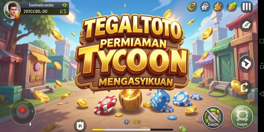 Tampilan gameplay TEGALTOTO yang seru dan mengasyikkan dalam dunia Tycoon.