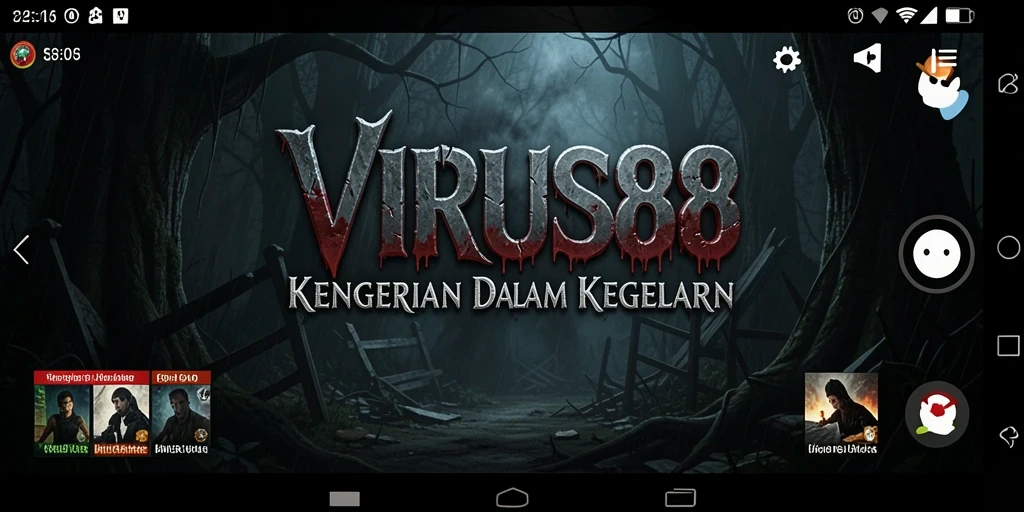 Gameplay VIRUS88 yang menegangkan dan mencekam.