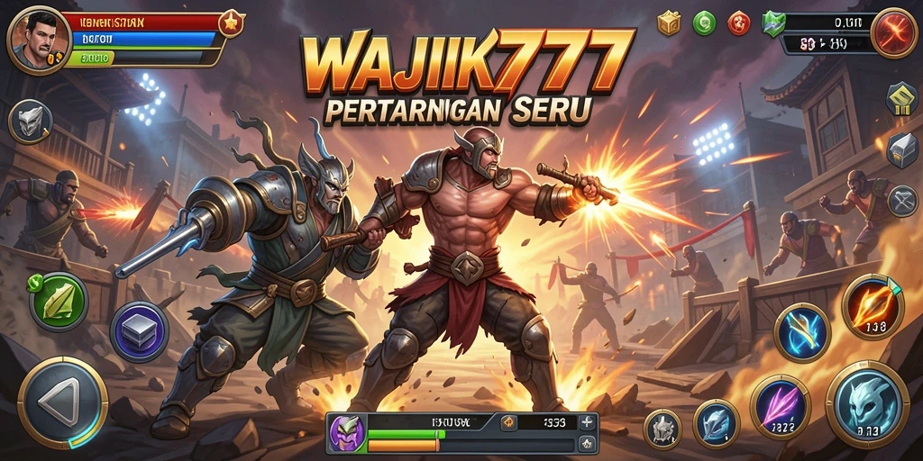 Gameplay mendebarkan di WAJIK777 dengan serangan dan teknik bertarung.