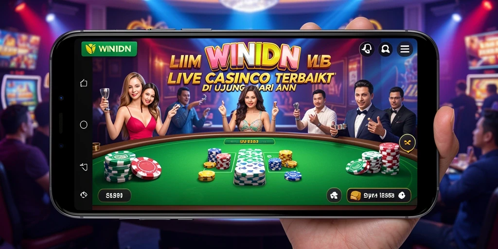 Tampilan gameplay Live Casino yang mendalam dan interaktif.