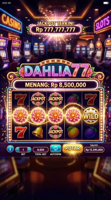 Tampilan antarmuka dahlia77 yang mudah dipahami.